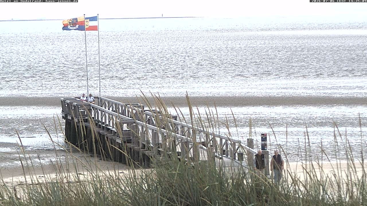 Archiv Foto Webcam Föhr: Wyk Südstrand
