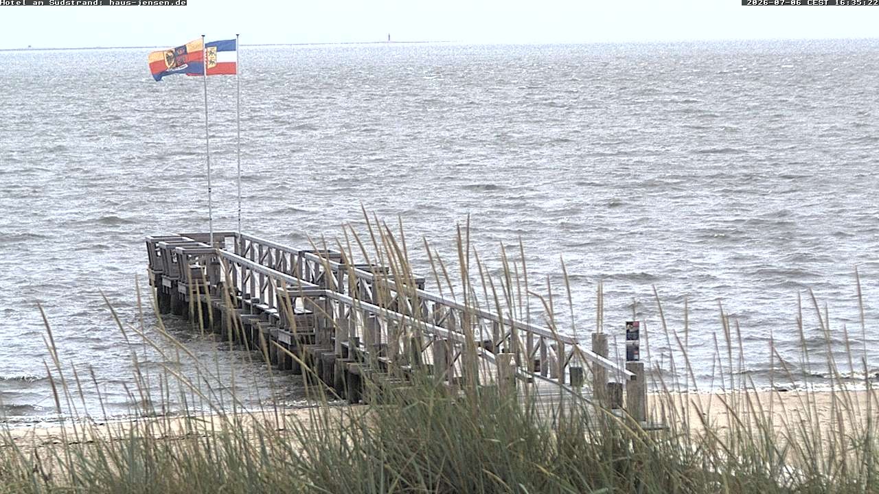 Archiv Foto Webcam Föhr: Wyk Südstrand