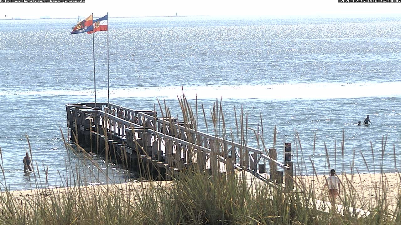 Archived image Webcam Föhr - Hotel Jensen