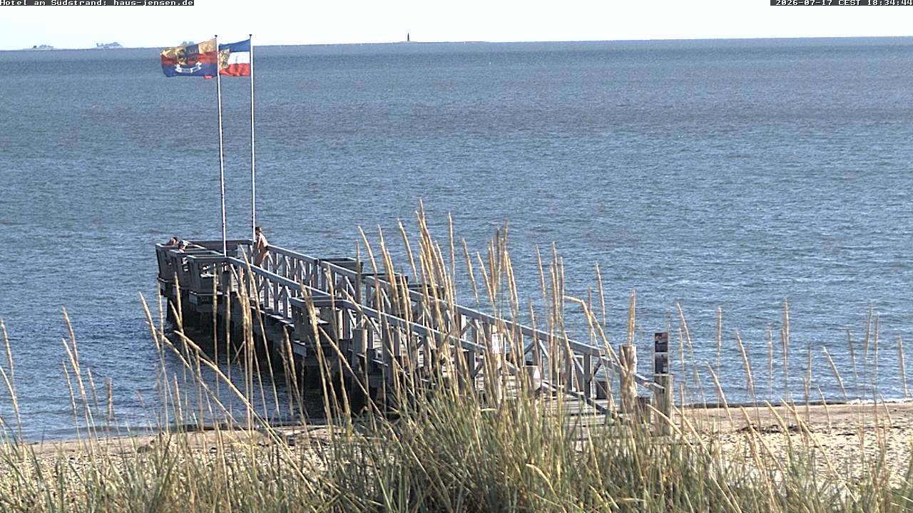 Archived image Webcam Föhr - Hotel Jensen