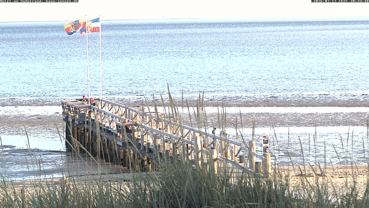Archived image Webcam Föhr - Hotel Jensen