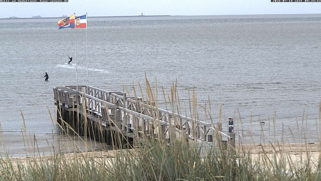 Archiv Foto Webcam Föhr: Wyk Südstrand