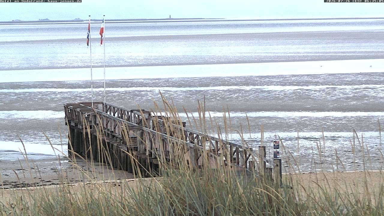 Archiv Foto Webcam Föhr: Wyk Südstrand
