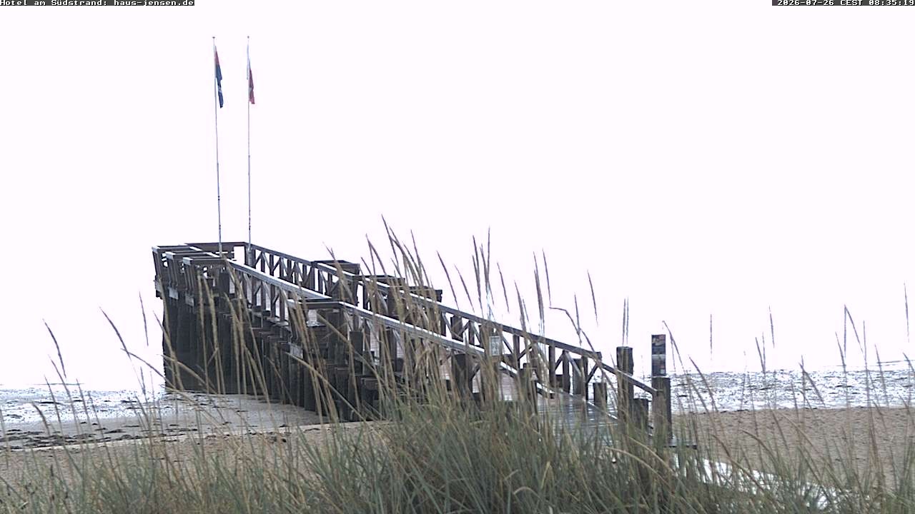 Archiv Foto Webcam Föhr: Wyk Südstrand