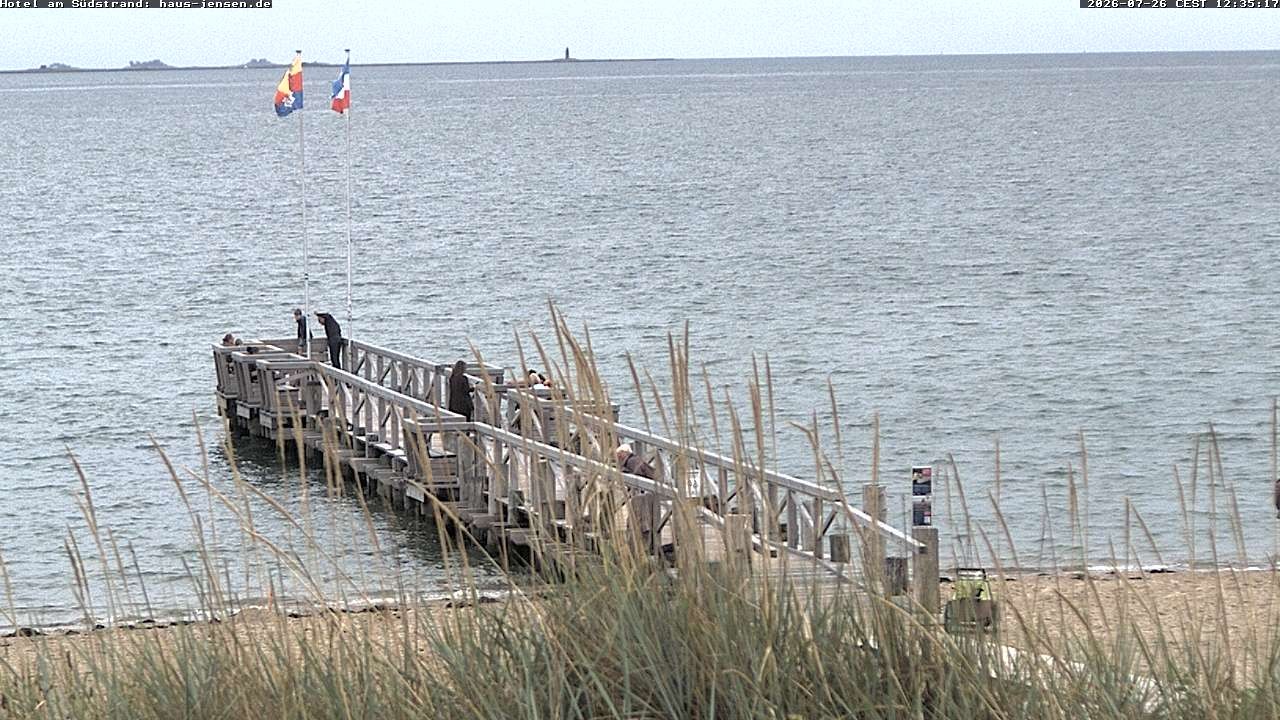 Archiv Foto Webcam Föhr: Wyk Südstrand