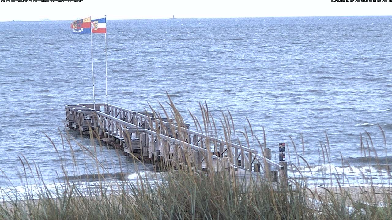 Archiv Foto Webcam Föhr: Wyk Südstrand