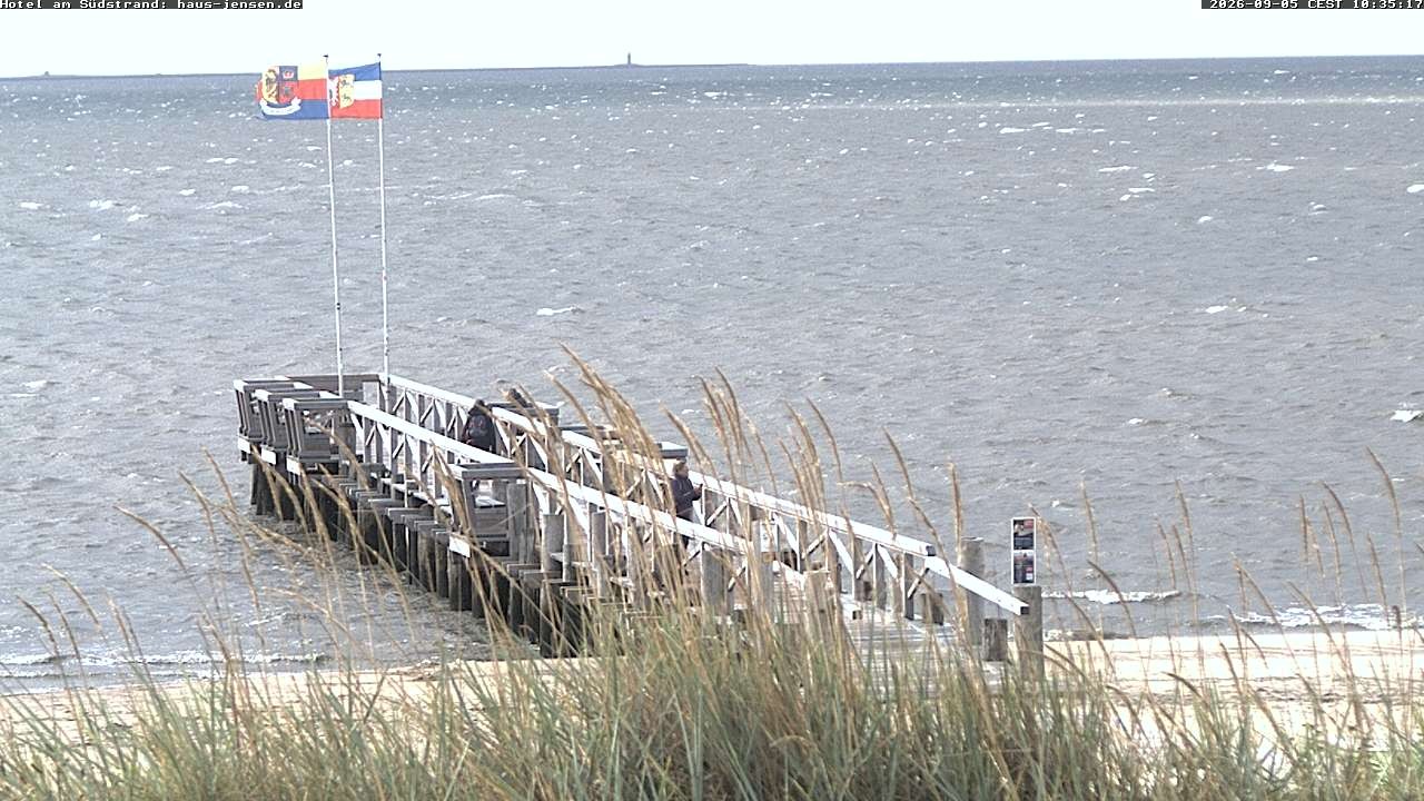 Archiv Foto Webcam Föhr: Wyk Südstrand
