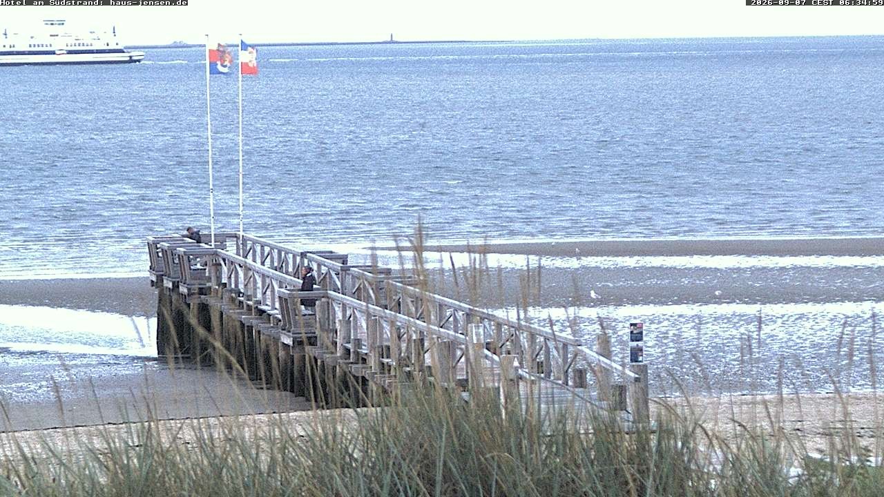 Archiv Foto Webcam Föhr: Wyk Südstrand