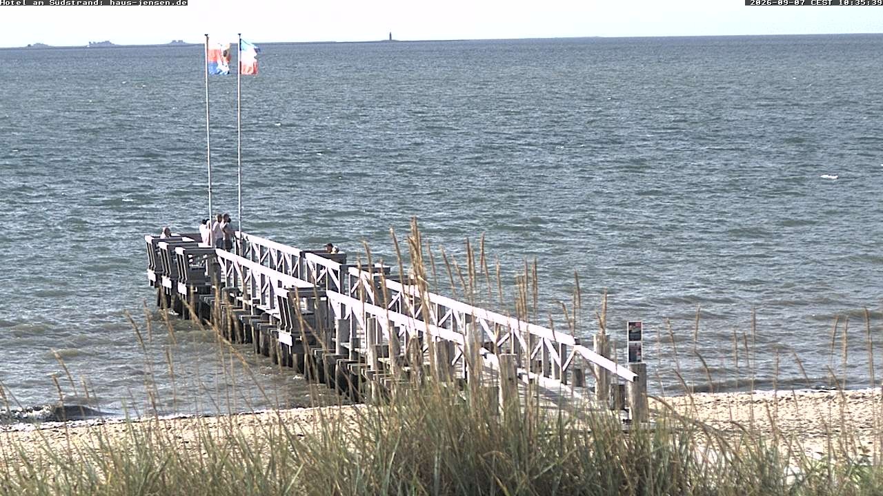 Archiv Foto Webcam Föhr: Wyk Südstrand