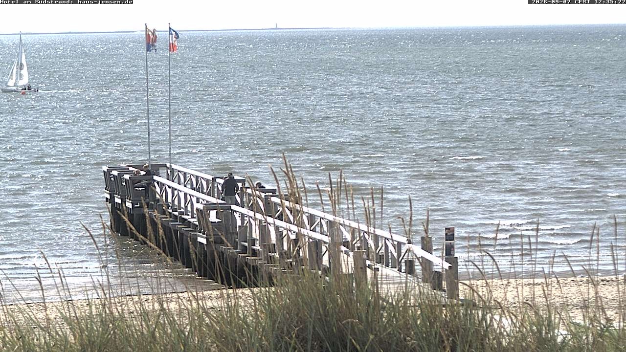 Archiv Foto Webcam Föhr: Wyk Südstrand