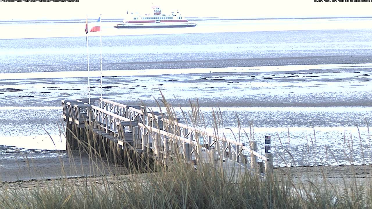 Archiv Foto Webcam Föhr: Wyk Südstrand