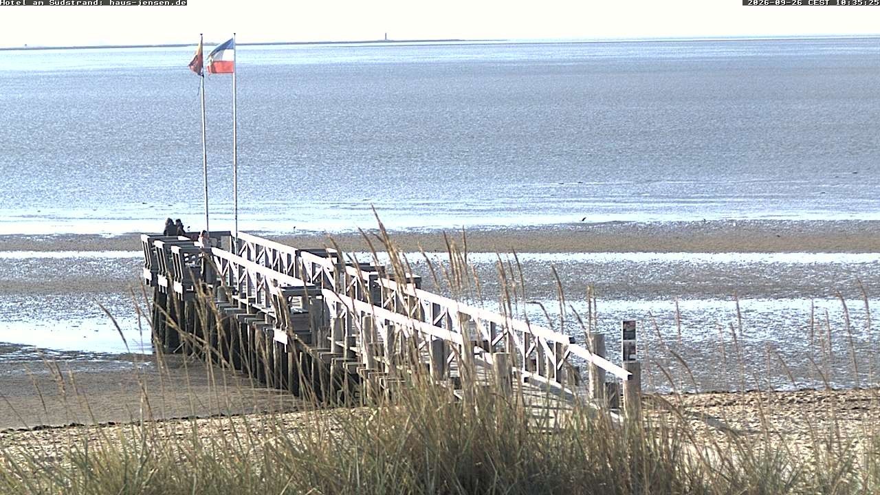 Archiv Foto Webcam Föhr: Wyk Südstrand