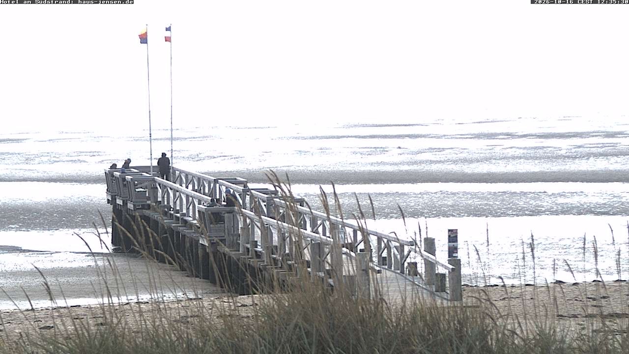 Archiv Foto Webcam Föhr: Wyk Südstrand