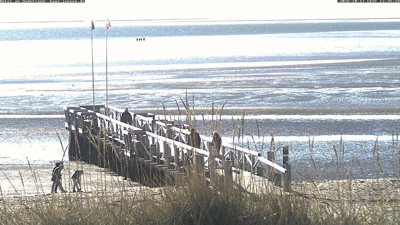 Archiv Foto Webcam Föhr: Wyk Südstrand