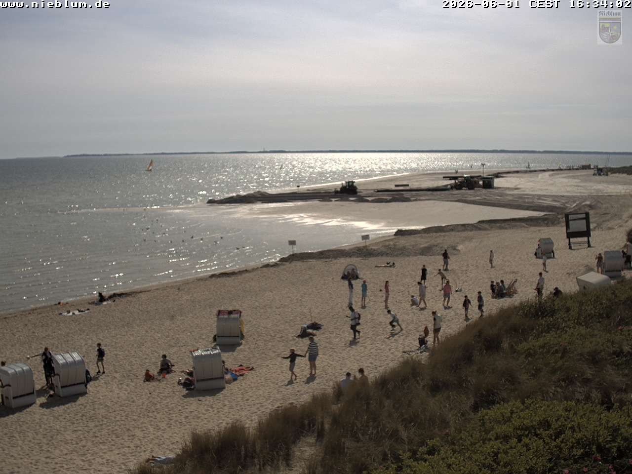 Archiv Foto Webcam Föhr - Strand von Nieblum
