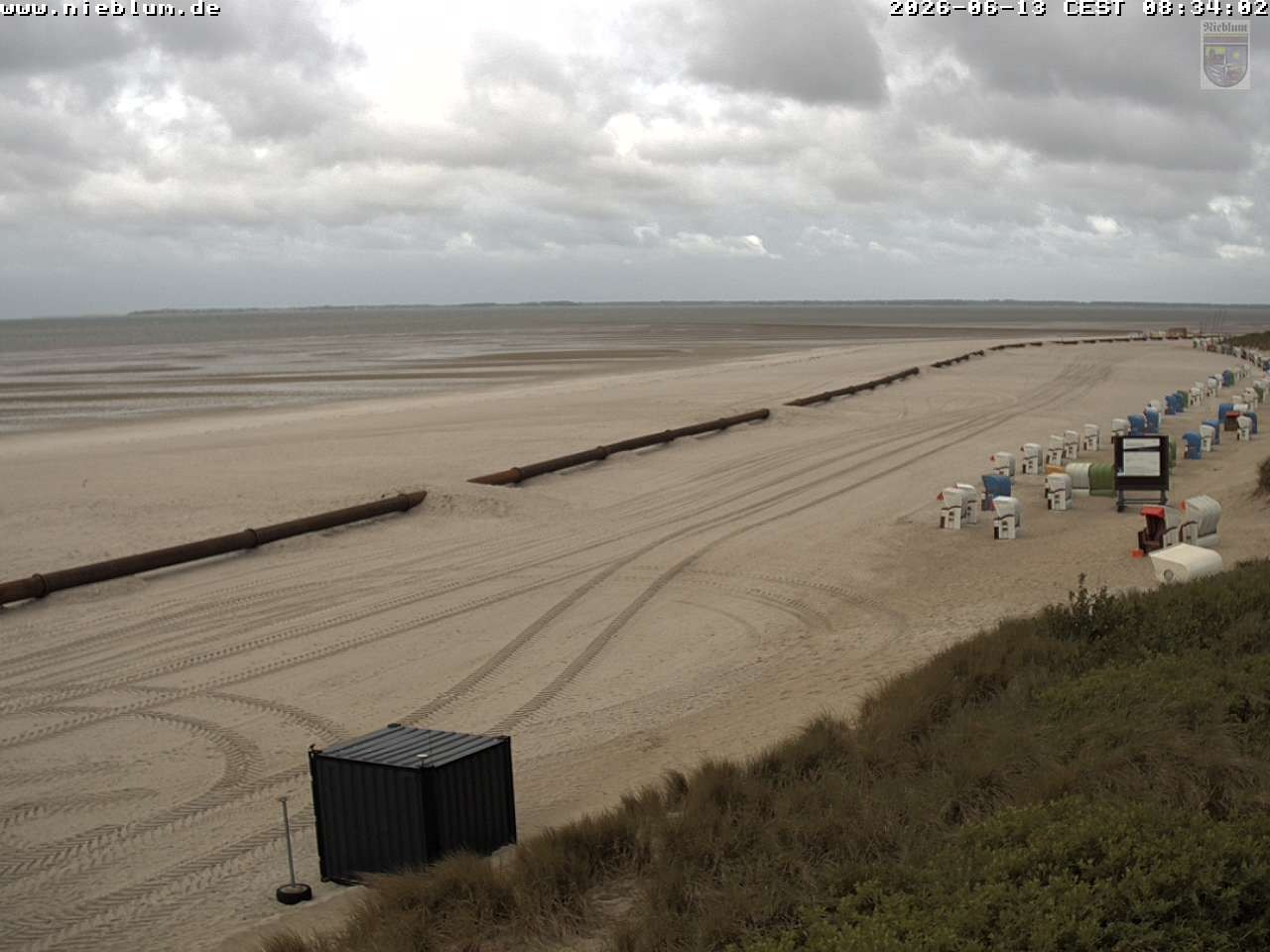 Archiv Foto Webcam Föhr - Strand von Nieblum