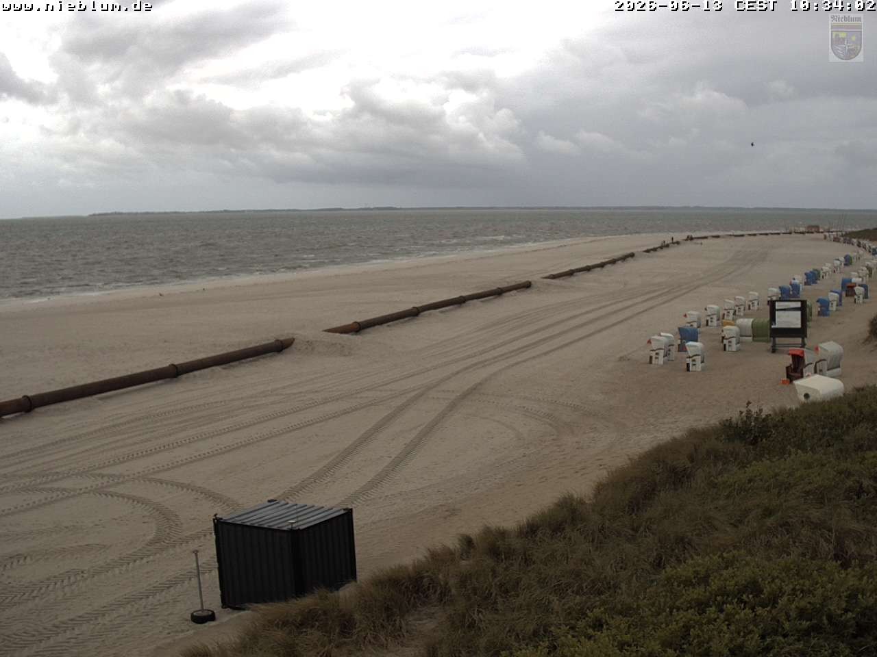 Archiv Foto Webcam Föhr - Strand von Nieblum