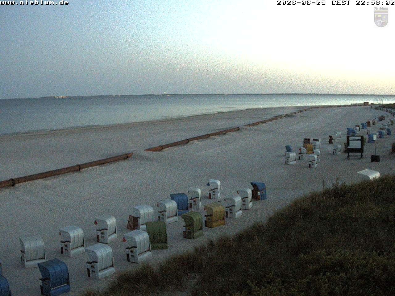 Archived image Webcam Föhr - Nieblum Beach