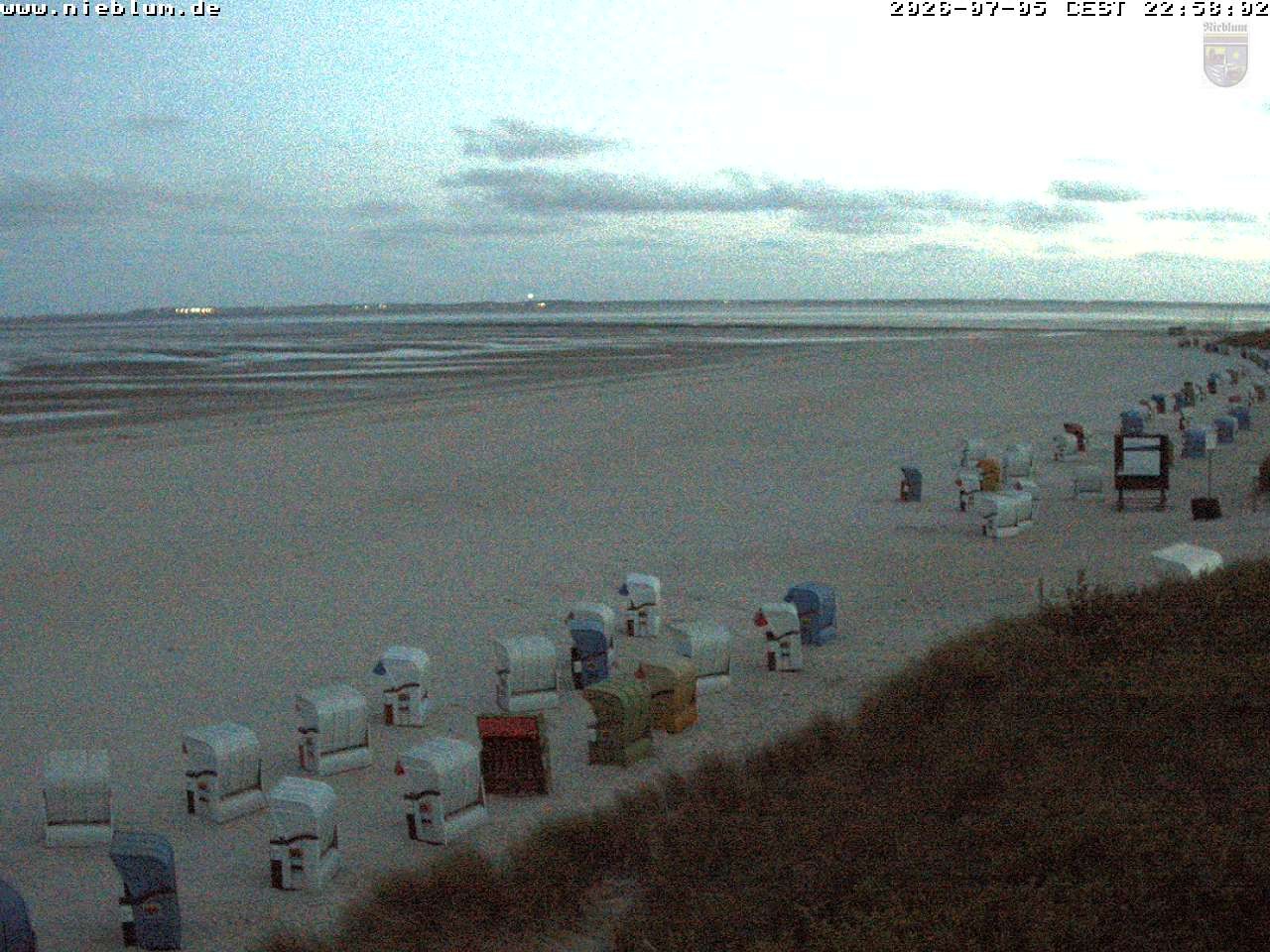Archiv Foto Webcam Föhr - Strand von Nieblum