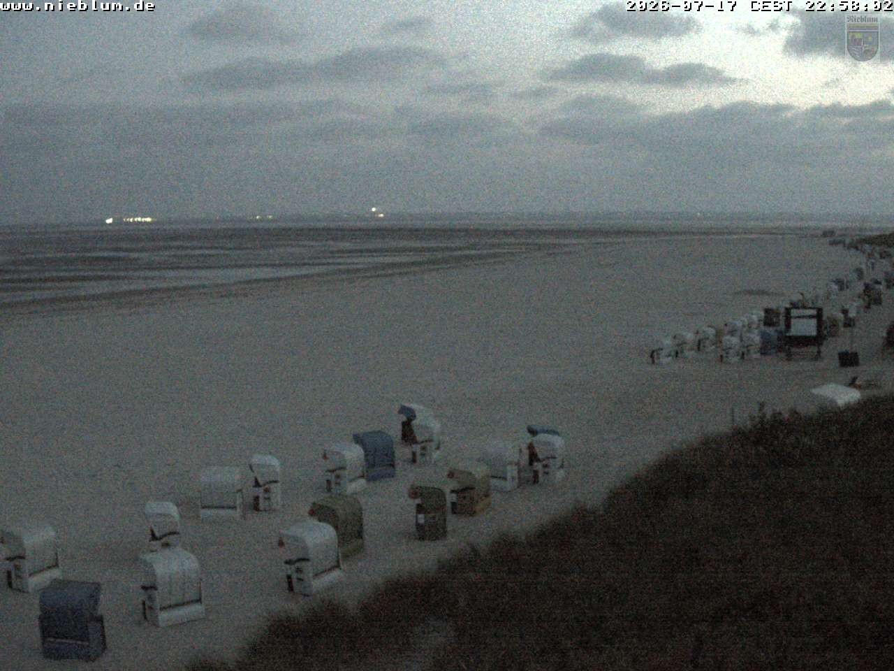 Archiv Foto Webcam Föhr - Strand von Nieblum