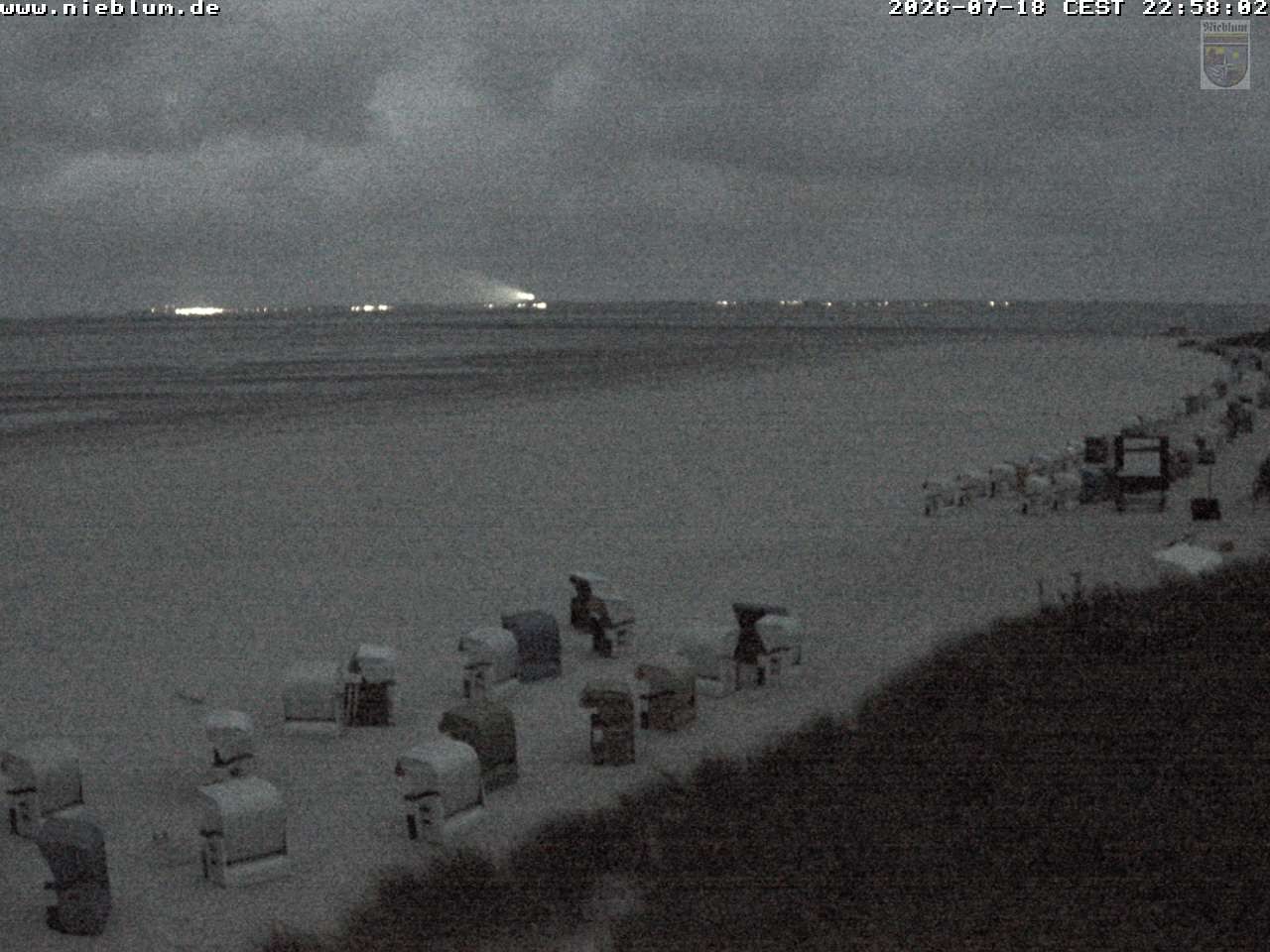 Archived image Webcam Föhr - Nieblum Beach
