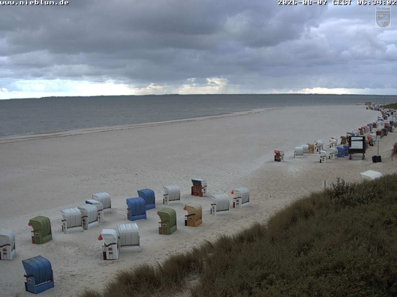 Archiv Foto Webcam Föhr - Strand von Nieblum