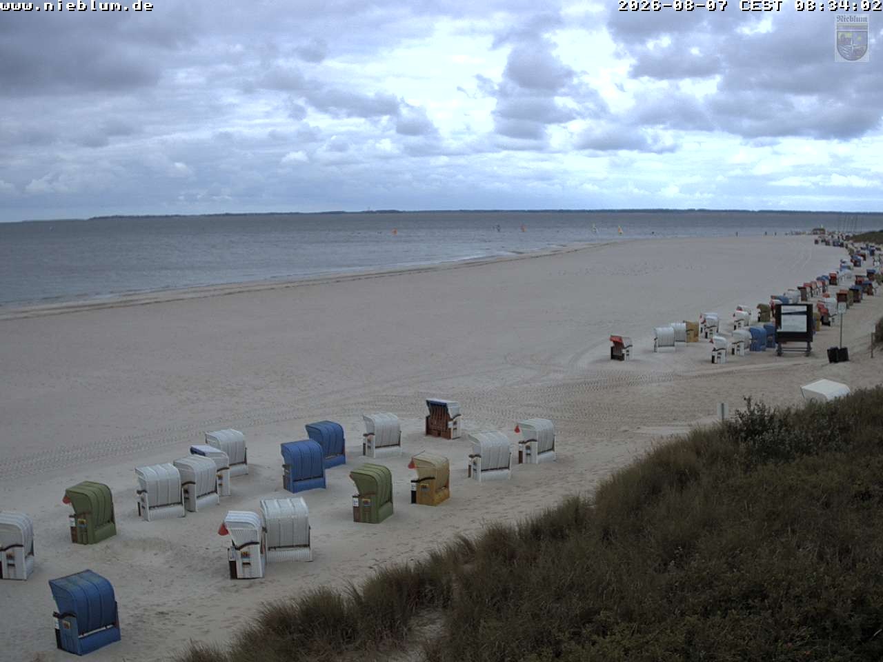 Archiv Foto Webcam Föhr - Strand von Nieblum