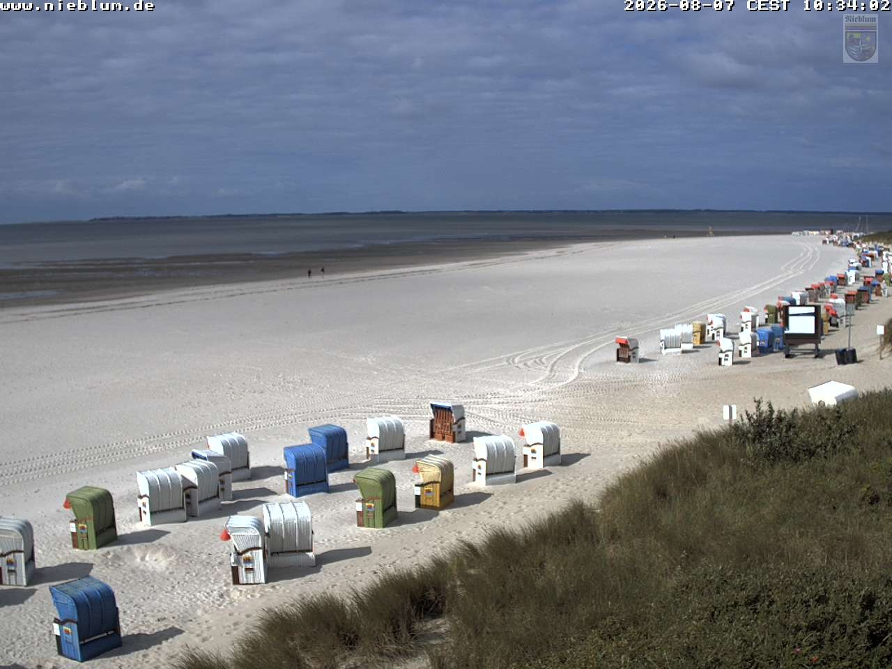 Archiv Foto Webcam Föhr - Strand von Nieblum