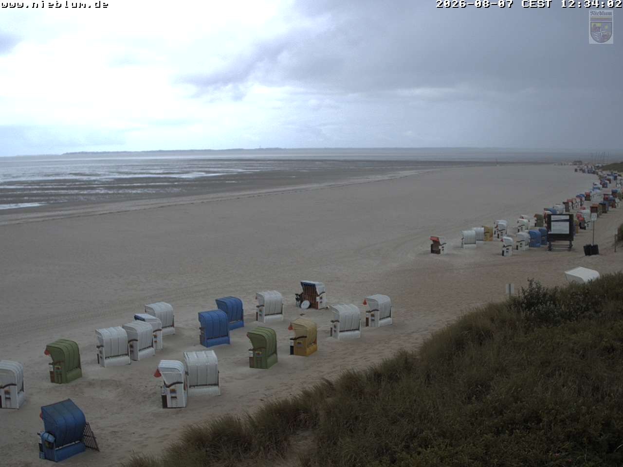 Archiv Foto Webcam Föhr - Strand von Nieblum