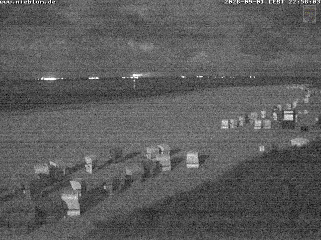 Archiv Foto Webcam Föhr - Strand von Nieblum