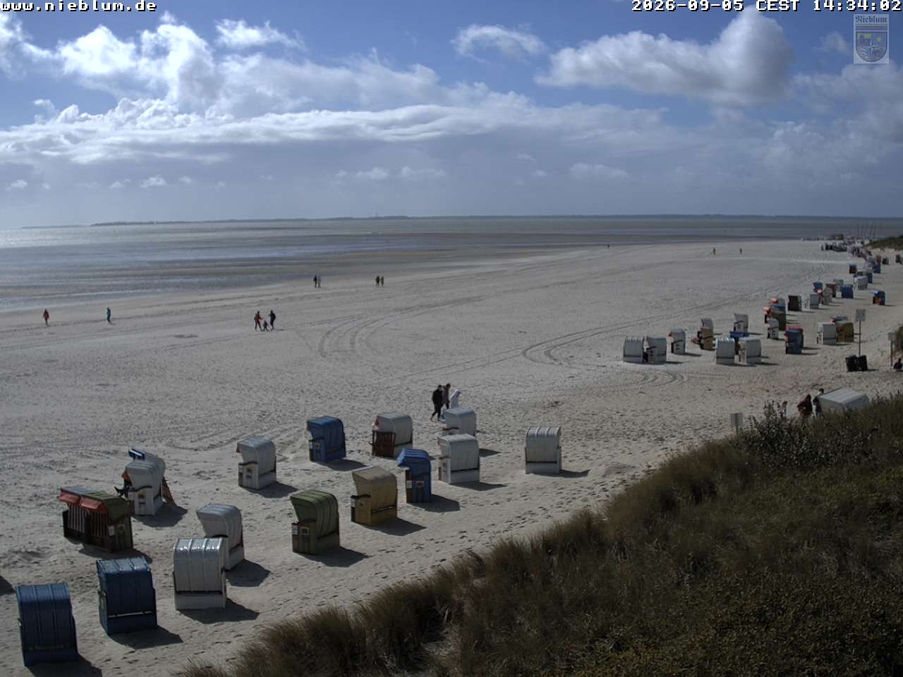 Archiv Foto Webcam Föhr - Strand von Nieblum