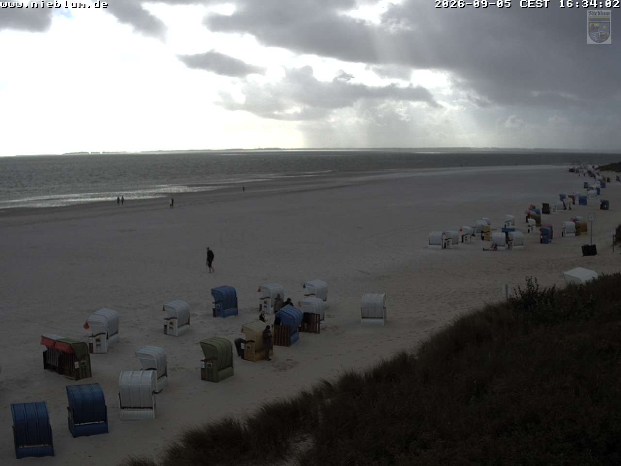 Archiv Foto Webcam Föhr - Strand von Nieblum