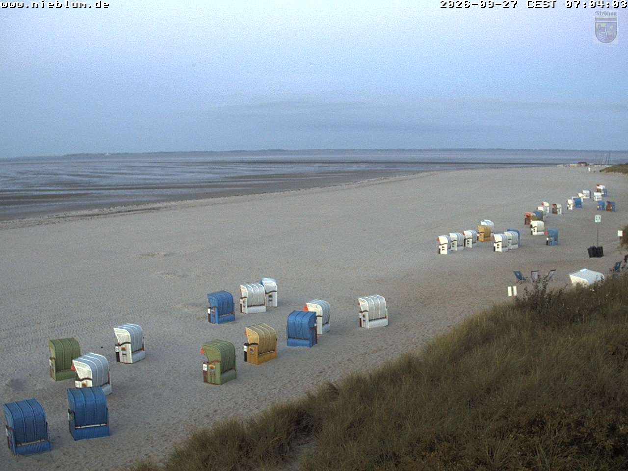 Archiv Foto Webcam Föhr - Strand von Nieblum