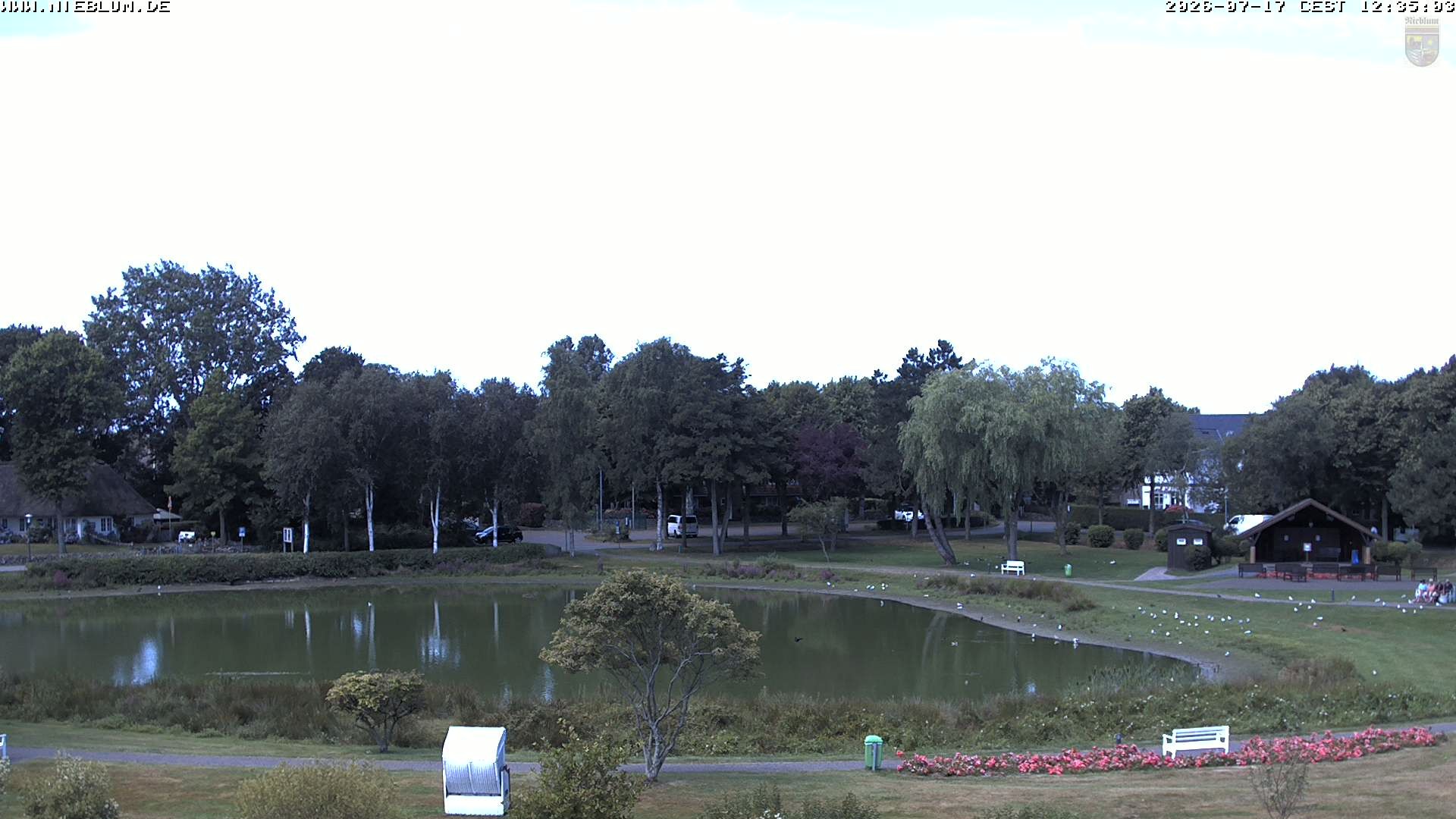 Archived image Webcam Nieblum - Park