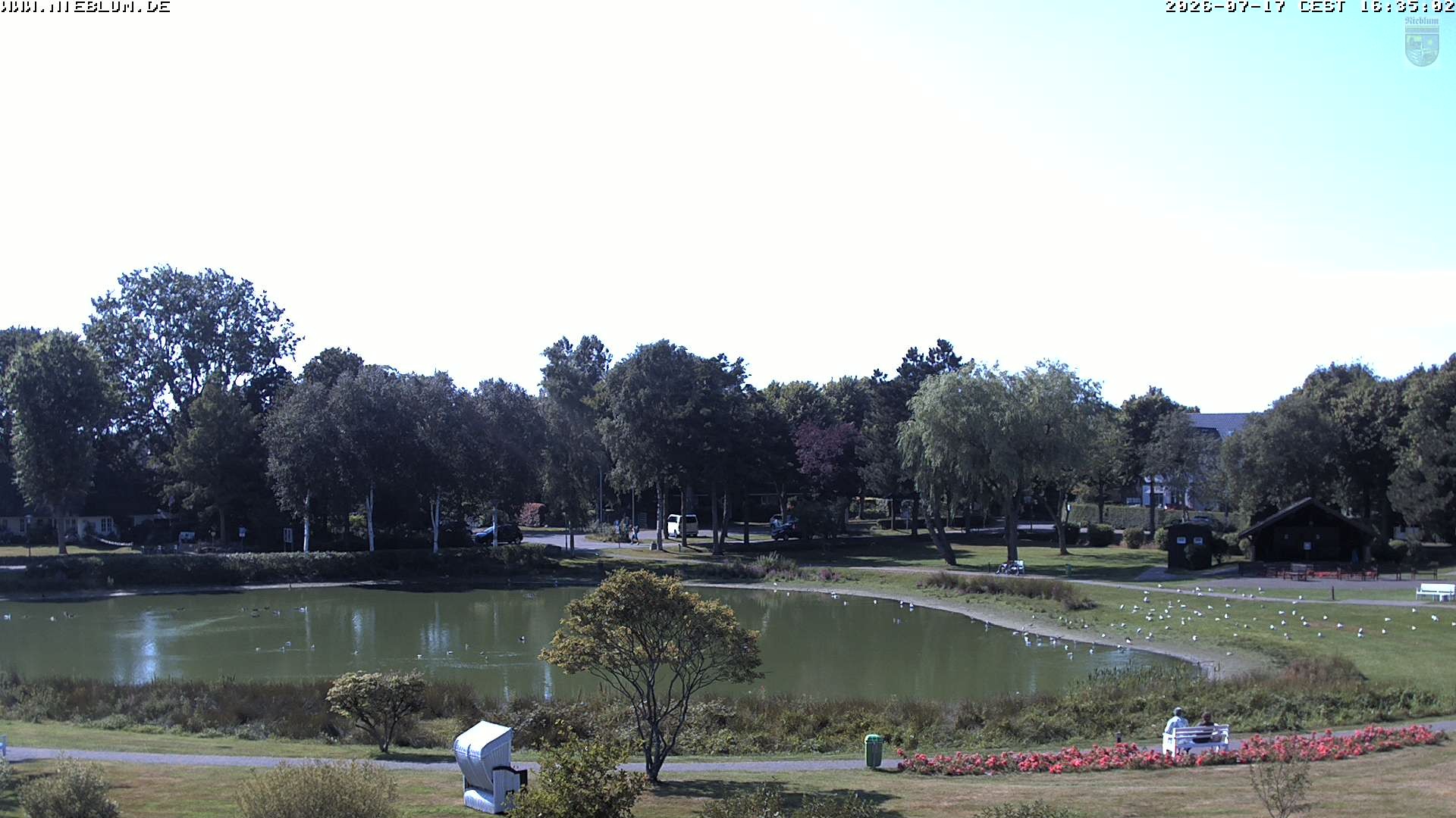 Archived image Webcam Nieblum - Park