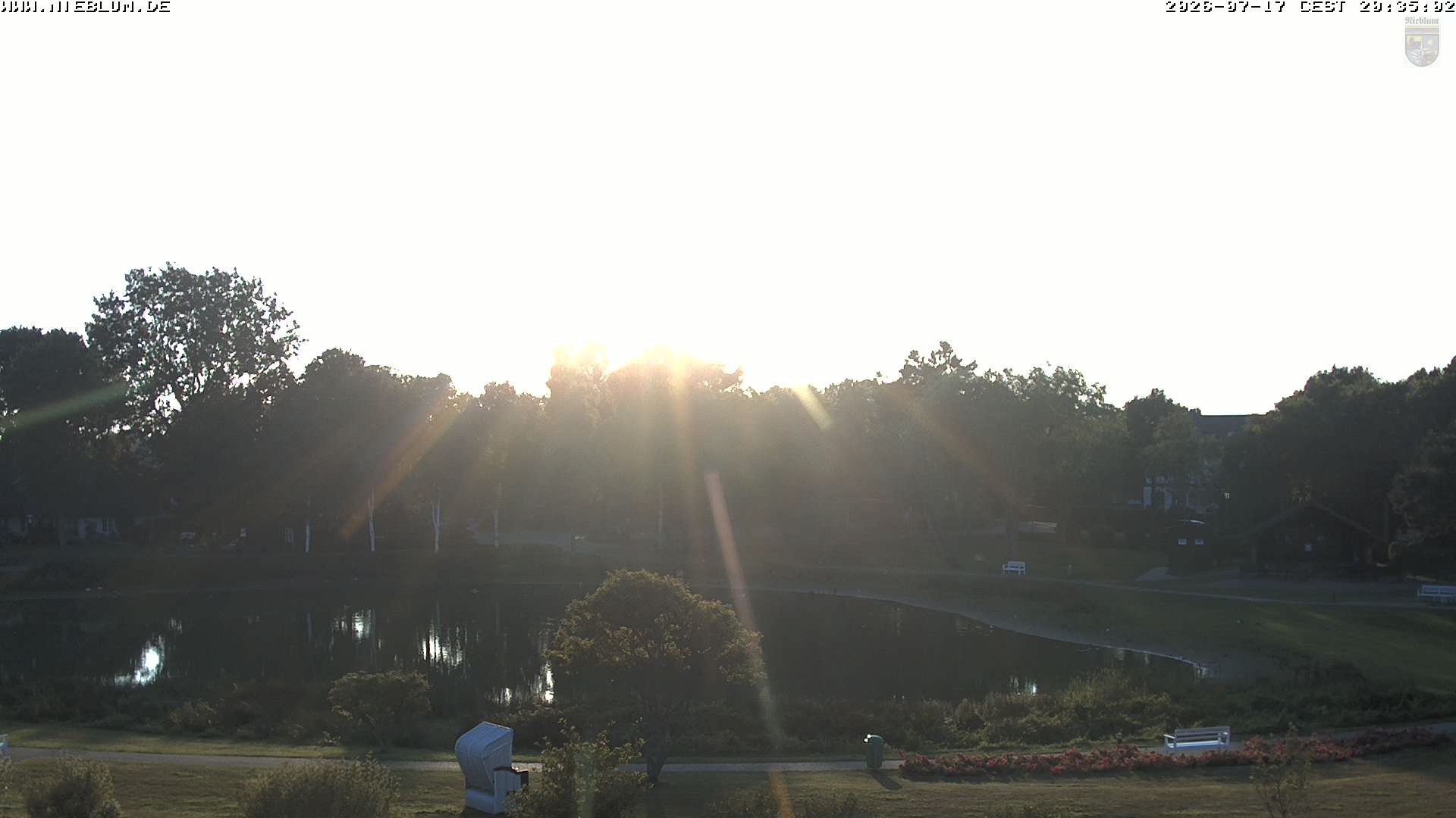 Archived image Webcam Nieblum - Park
