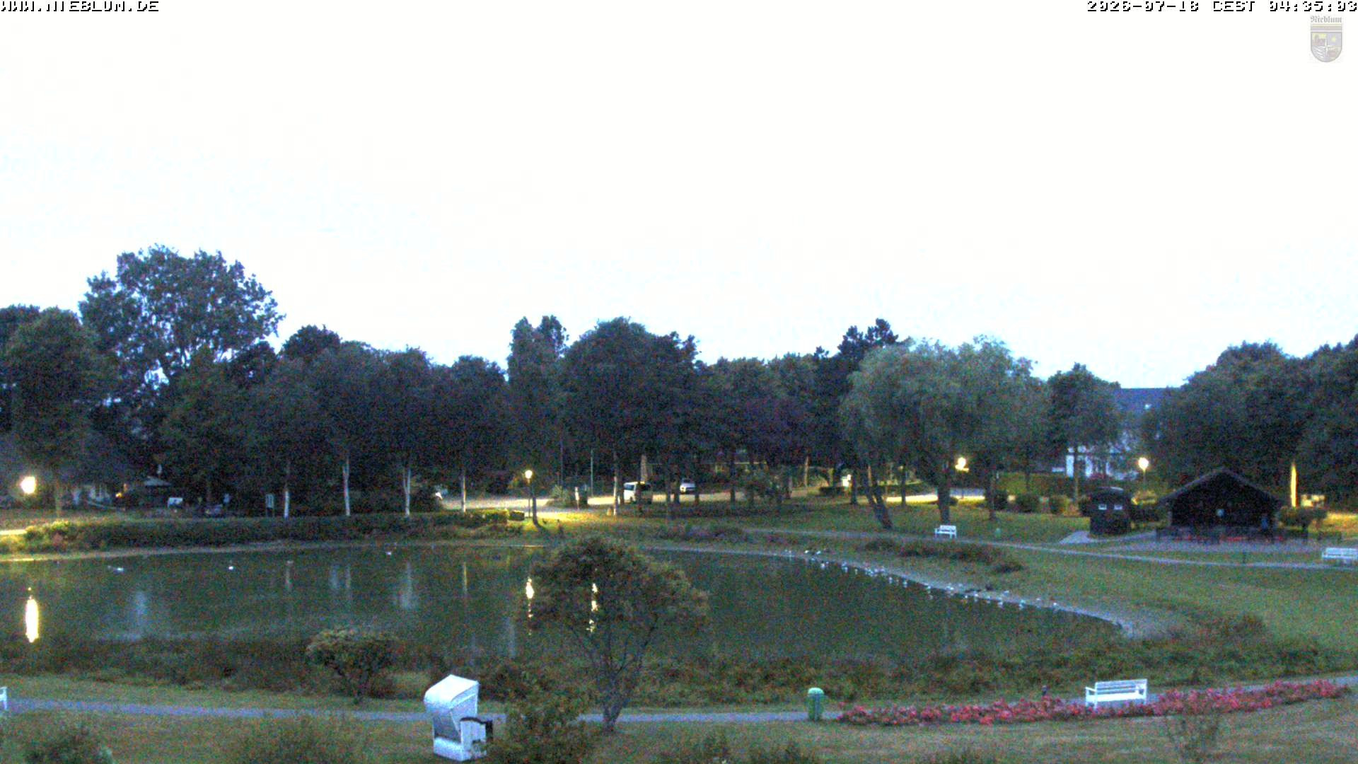 Archiv Foto Webcam Föhr: Nieblum Park An de Meere