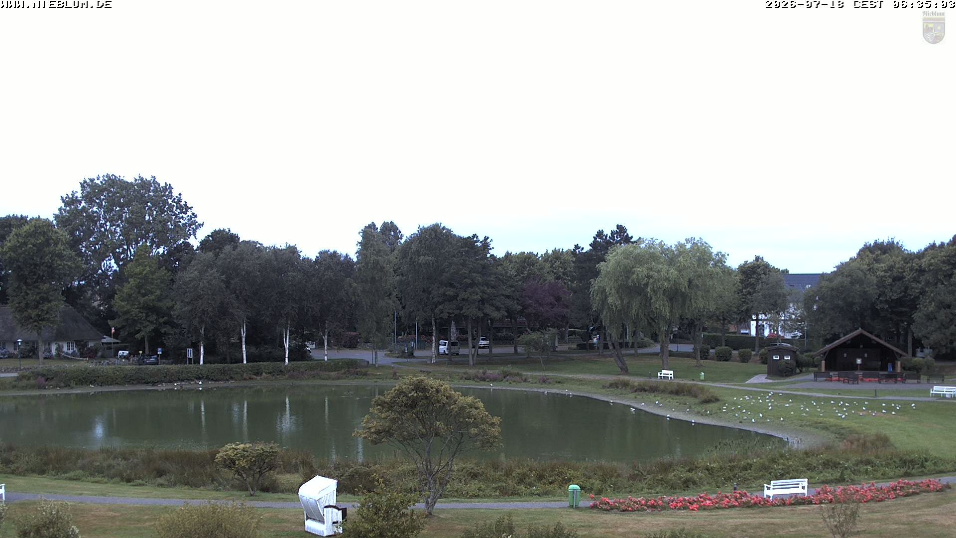 Archiv Foto Webcam Föhr: Nieblum Park An de Meere