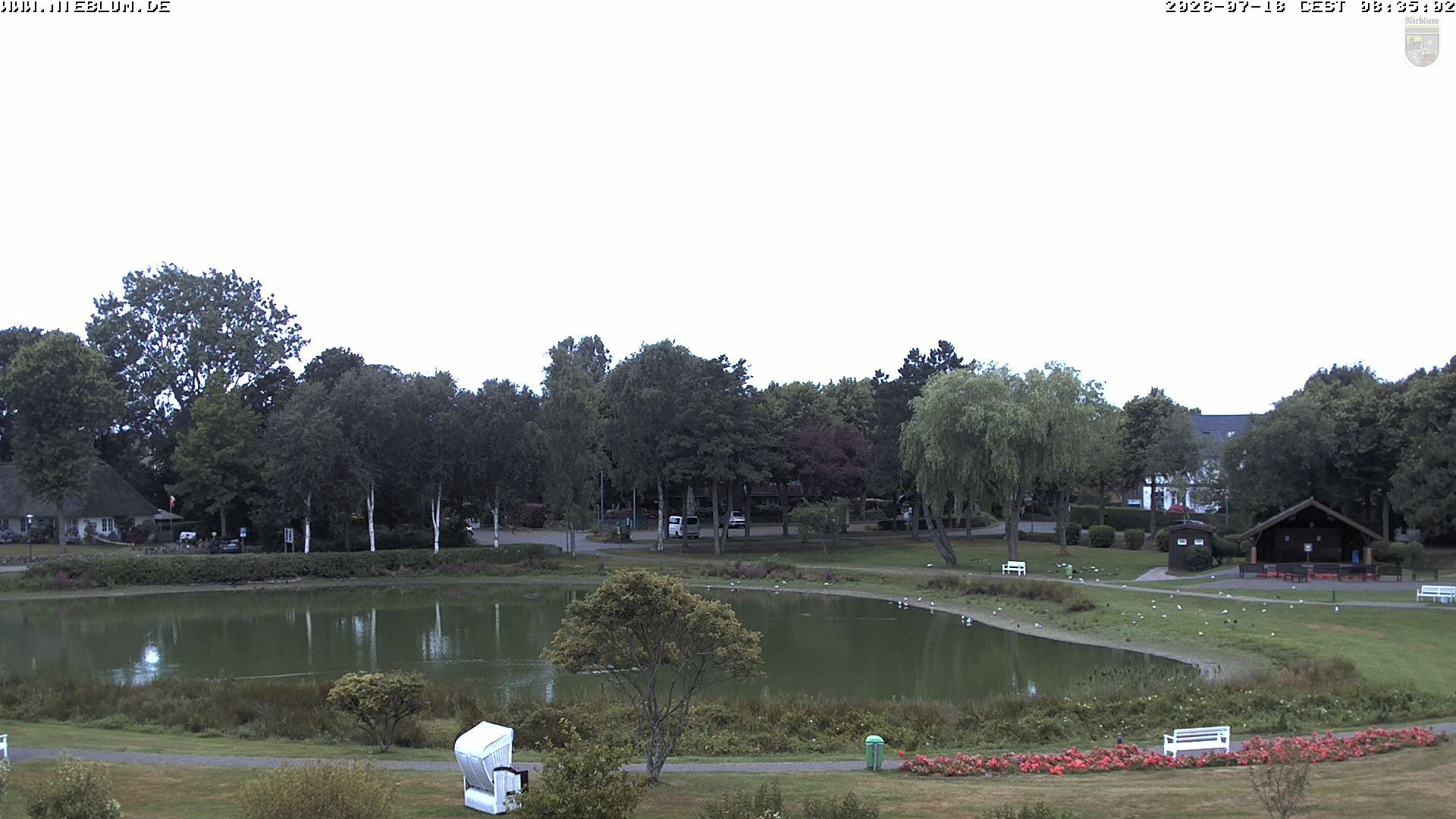 Archiv Foto Webcam Föhr: Nieblum Park An de Meere