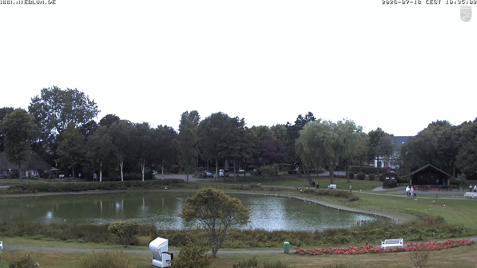 Archiv Foto Webcam Föhr: Nieblum Park An de Meere