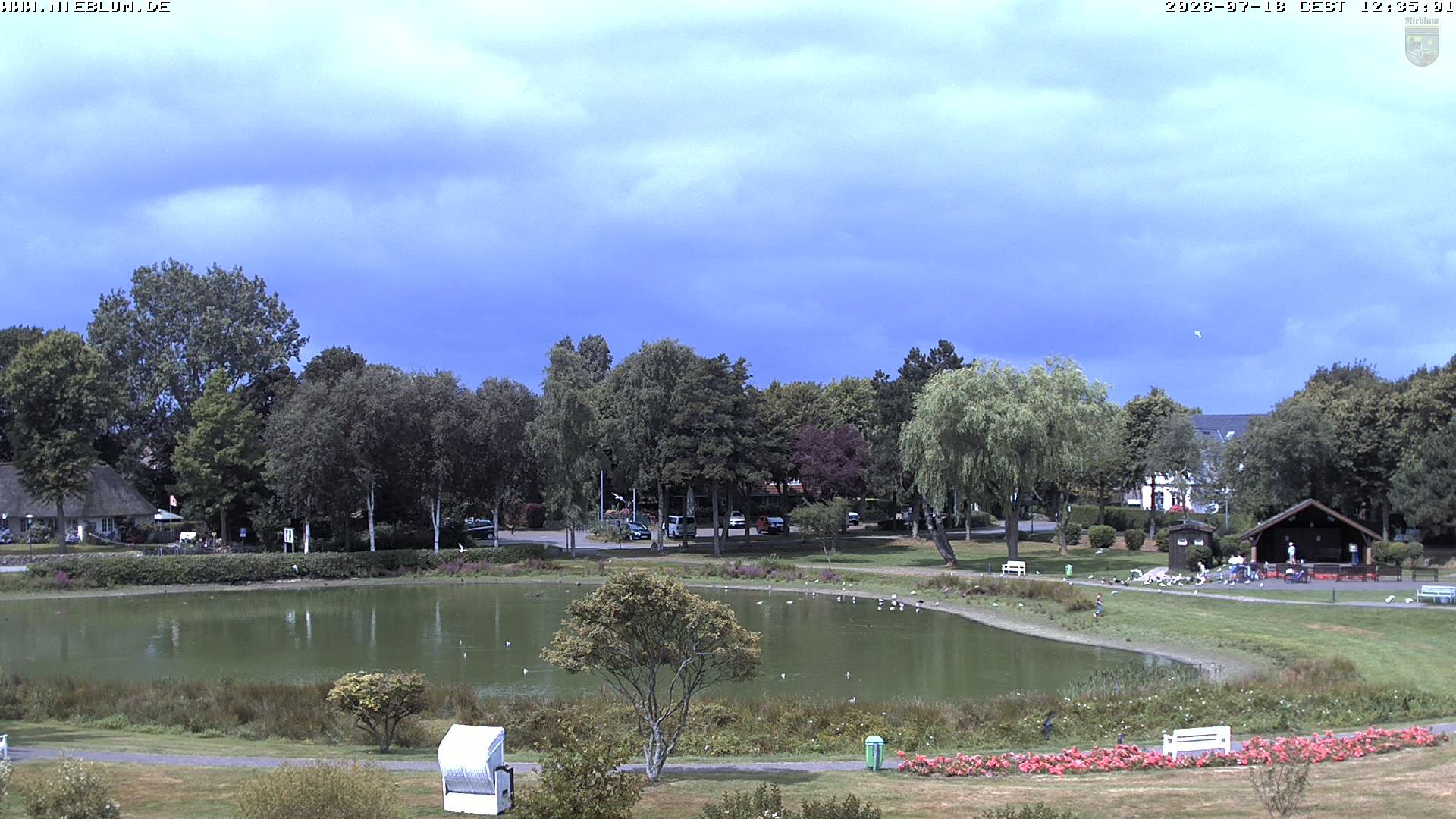 Archiv Foto Webcam Föhr: Nieblum Park An de Meere
