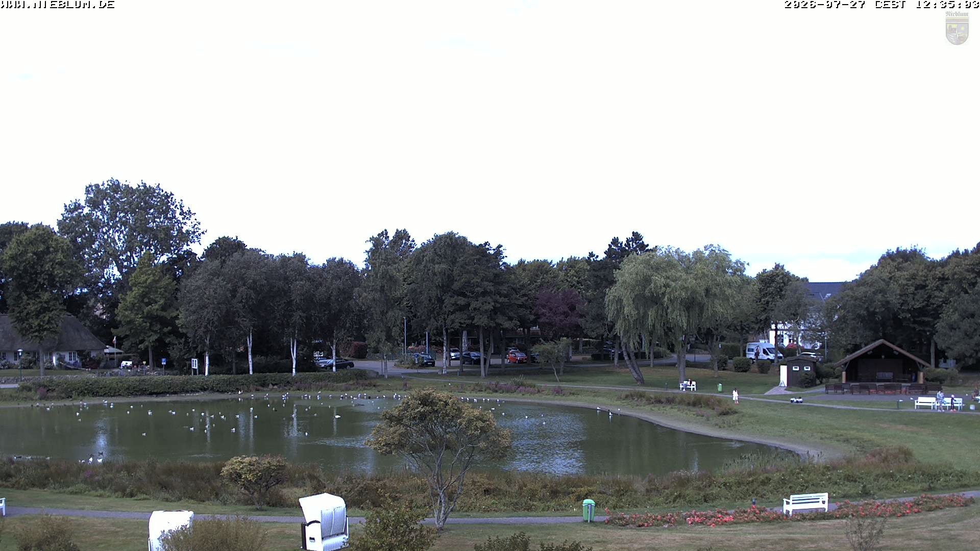 Archiv Foto Webcam Föhr: Nieblum Park An de Meere