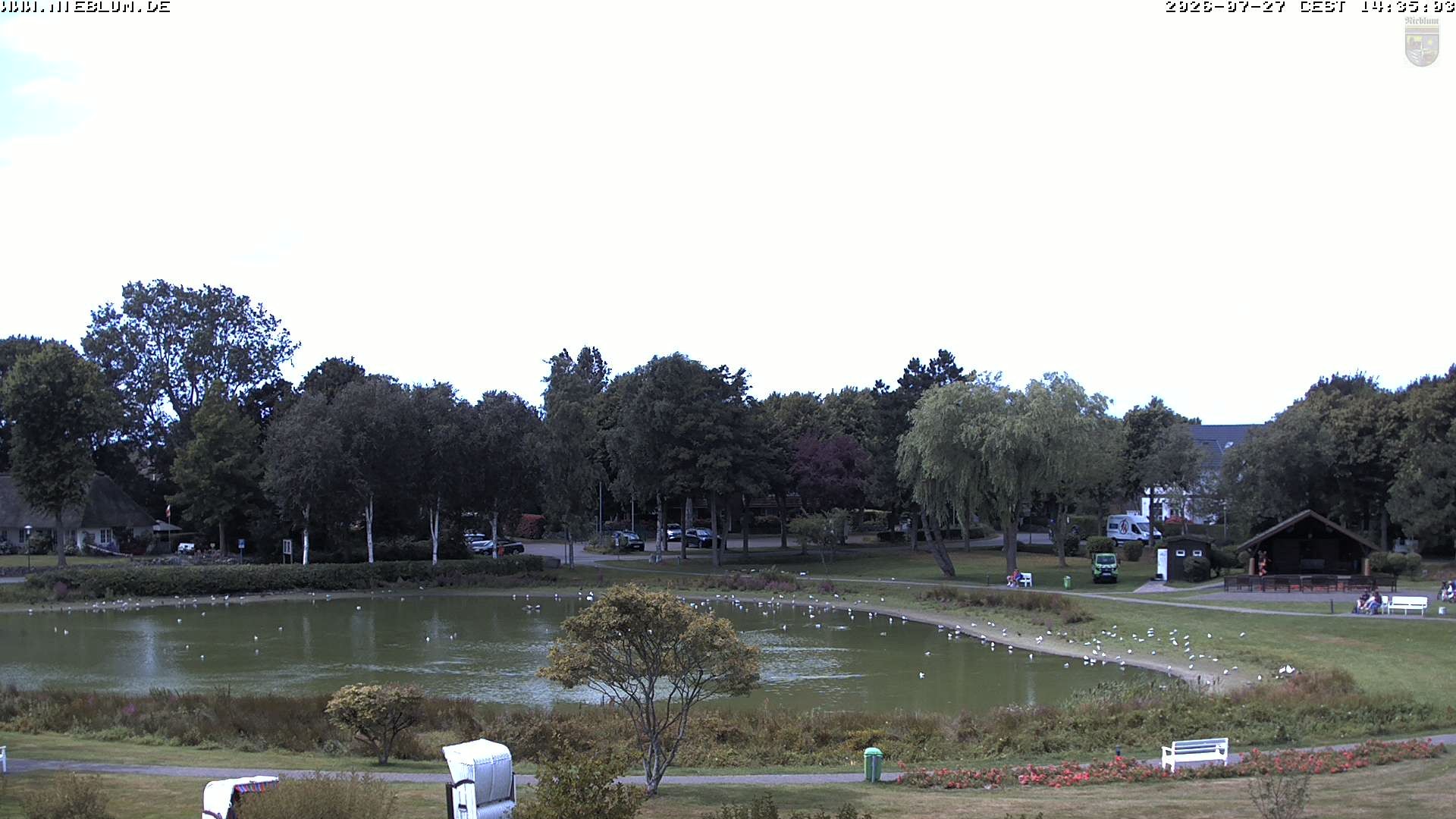 Archiv Foto Webcam Föhr: Nieblum Park An de Meere