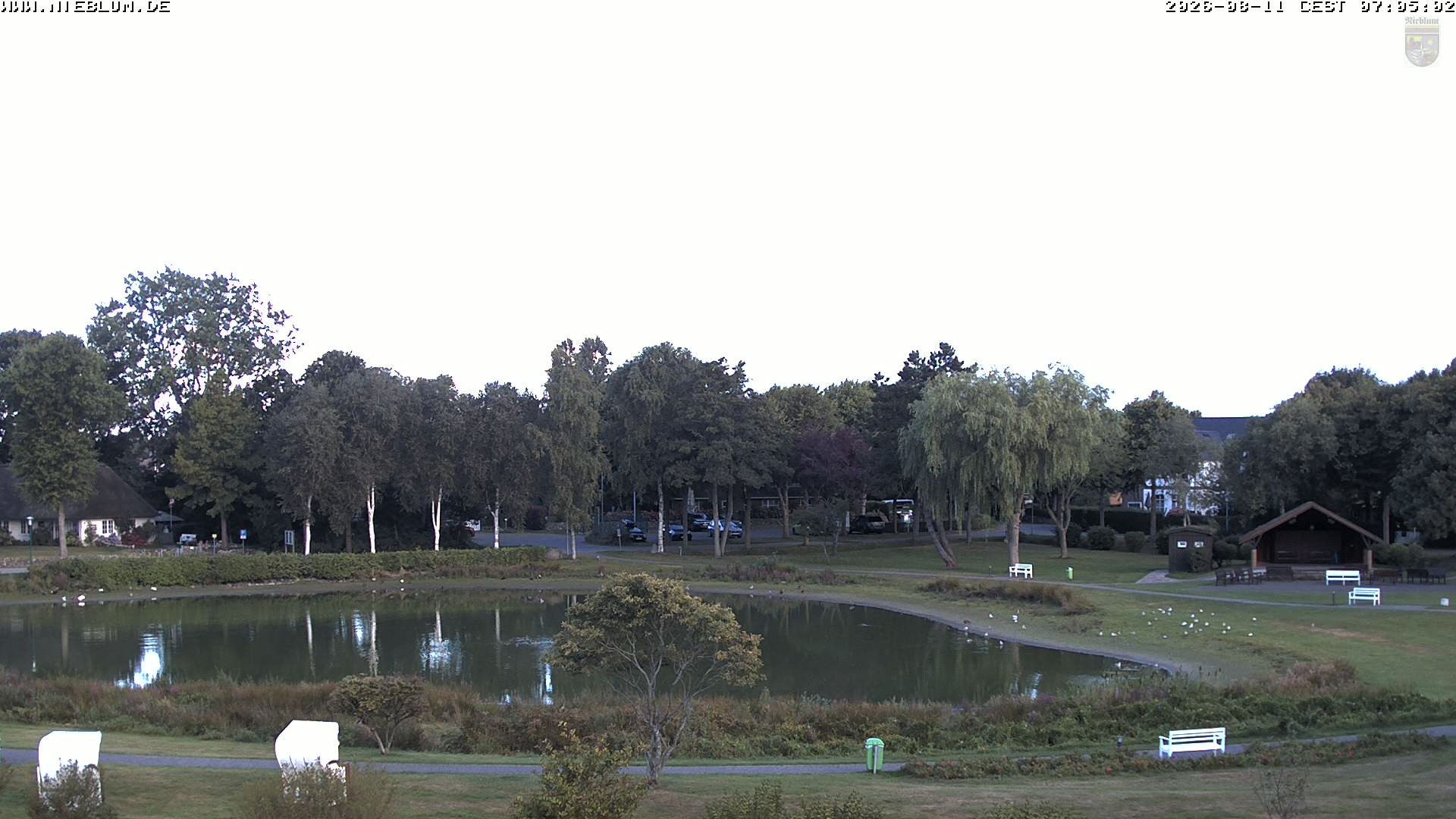 Archiv Foto Webcam Föhr: Nieblum Park An de Meere