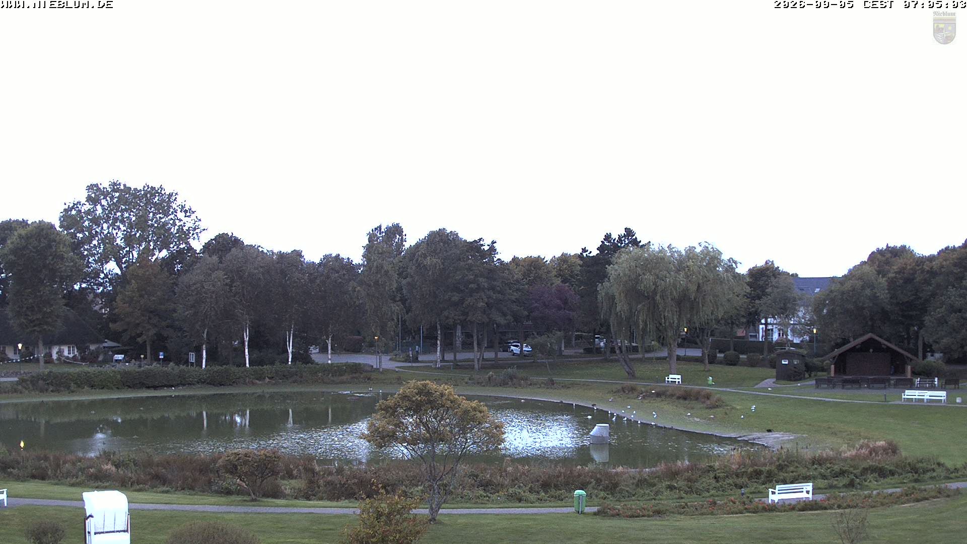 Archiv Foto Webcam Föhr: Nieblum Park An de Meere
