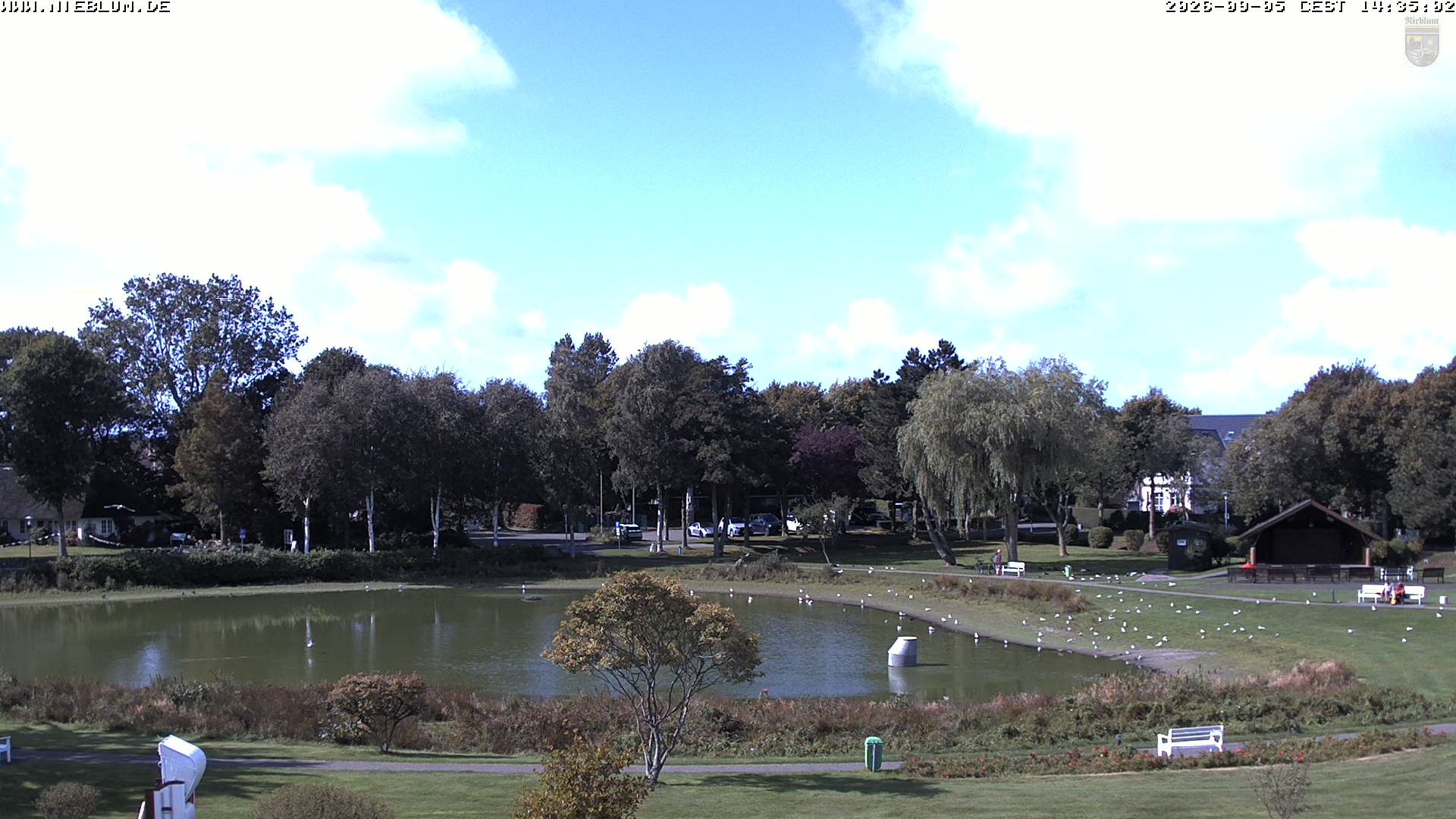 Archiv Foto Webcam Föhr: Nieblum Park An de Meere