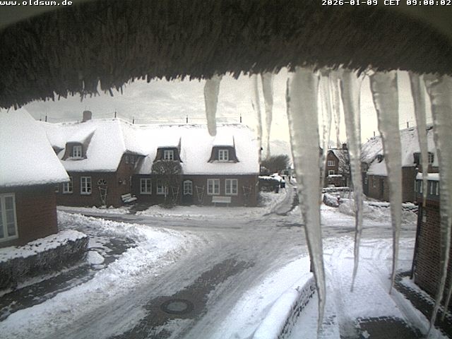 Archiv Foto Webcam Föhr: Oldsum Ortskern
