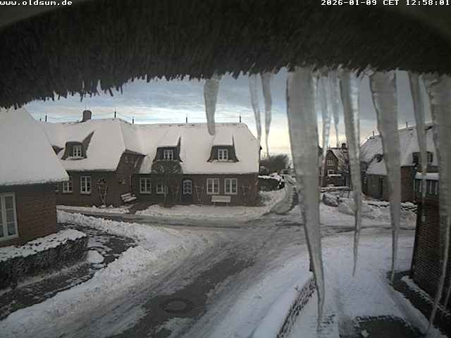 Archiv Foto Webcam Föhr: Oldsum Ortskern