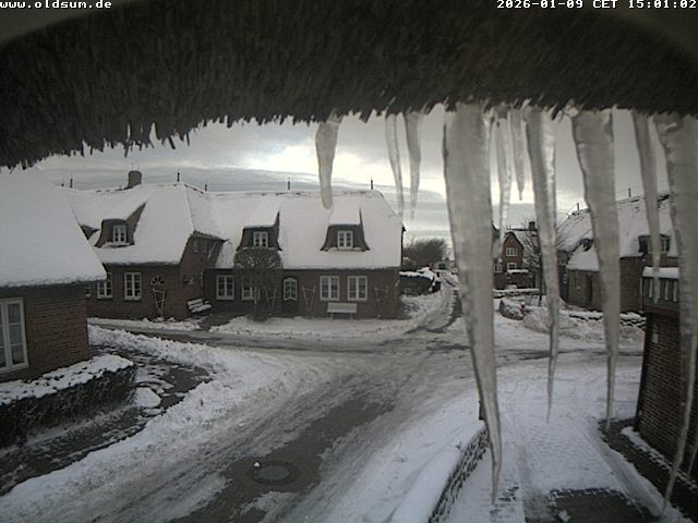 Archiv Foto Webcam Föhr: Oldsum Ortskern