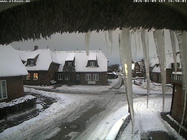 Archiv Foto Webcam Föhr: Oldsum Ortskern